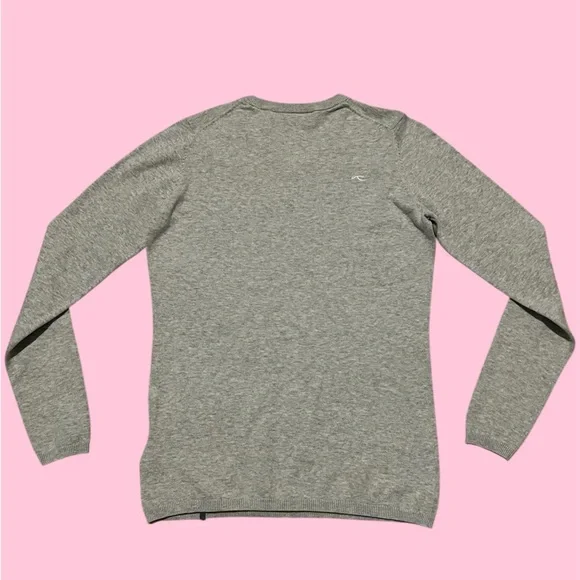 Grey KJUS v-neck pullover - Picture 2 of 4